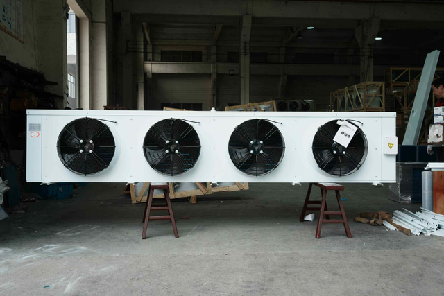 轻型彩钢电动蒸发器高效低噪音小型冷库