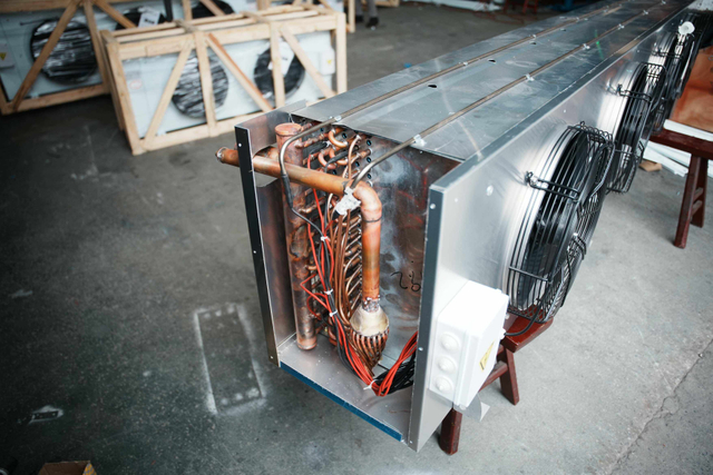 小型冷库电动除霜节能机组冷却器