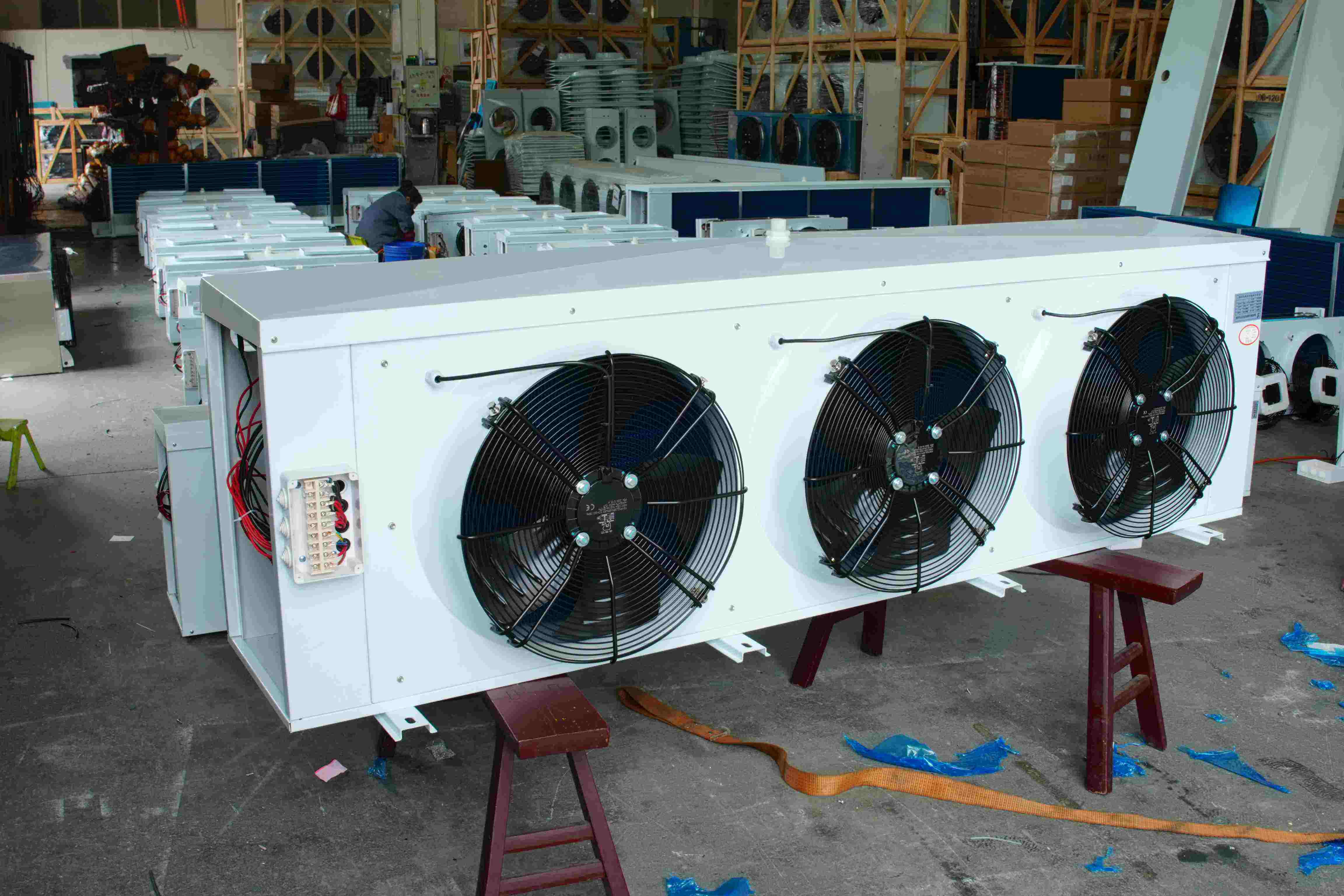 高效冷库空气冷却器铝翅片蒸发器用于保鲜