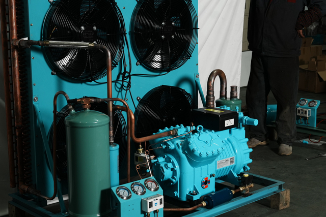 10-40HP 超市中温半封闭活塞冷凝机组 R404A