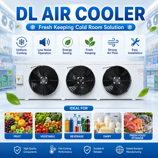 DL型农业保鲜仓储工程工业机组冷却蒸发器